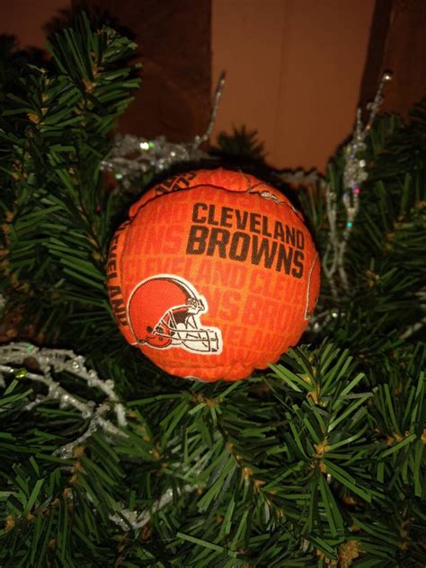Nfl Cleveland Browns Christmas Ornament S Etsy