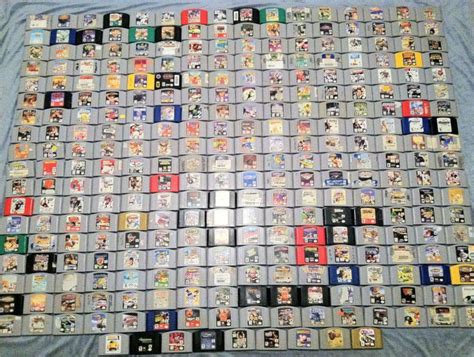 Complete Nintendo 64 Video Game Collection All 296 North American N64
