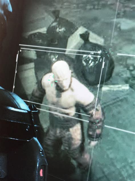 Victor Zsasz In Arkham Knight I Think Its Him I Only Noticed This
