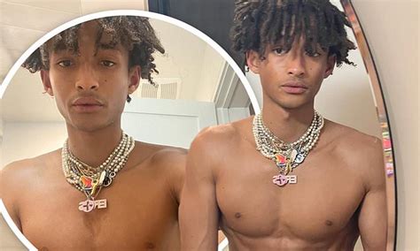 Jaden Smith Shows Off His Chiseled Chest And Six Pack Abs As He Posts Shirtless Selfies