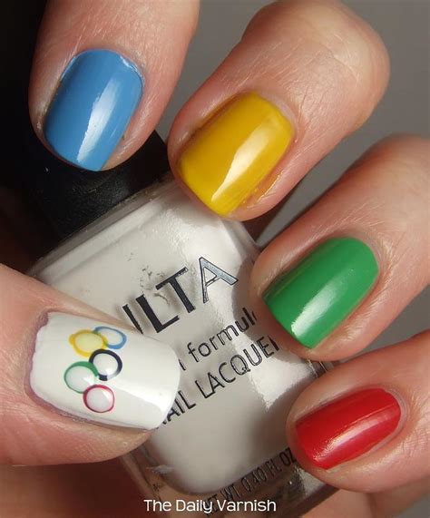 olympic manicure olympic nail art