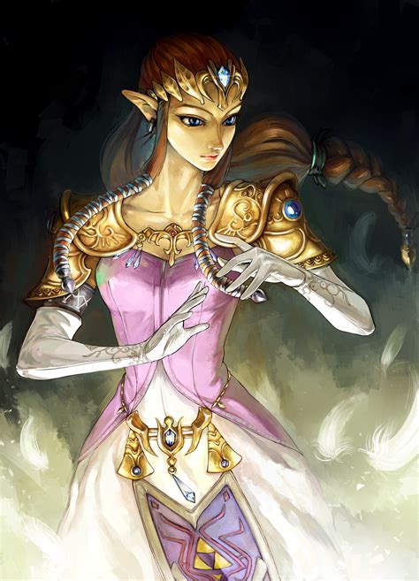 Princess Zelda The Legend Of Zelda And The Legend Of Zelda Twilight Princess Drawn By