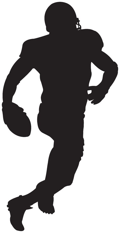 Download High Quality Football Player Clipart Silhouette Transparent