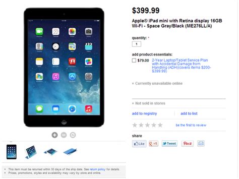 Retina Display Ipad Mini 2 Release Date Tipped By Targets Online
