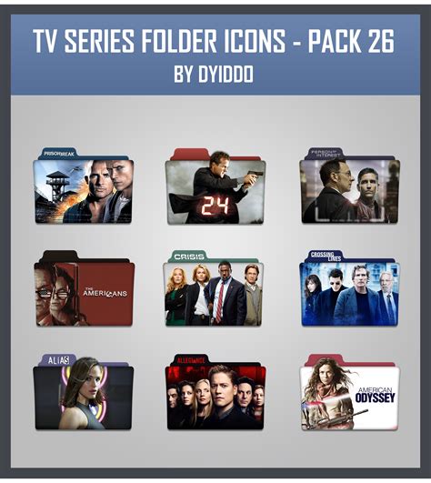 Tv Series Folder Icons Pack 26 By Dyiddo On Deviantart