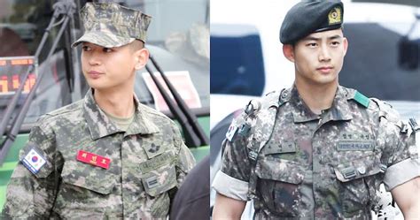 kpop idols in the military k pop galery