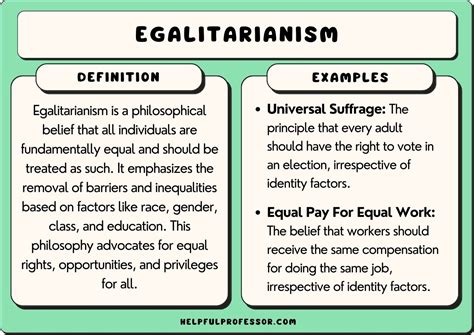 12 Egalitarianism Examples 2024