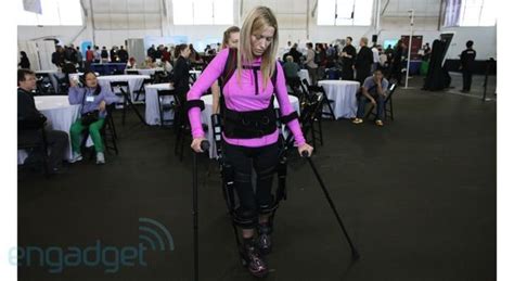 Ekso Bionics Robotic Suit Eyes On Video Engadget Suits Robot