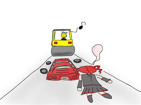 テトさん轢かれる 轢いたのは・・ れもpa さんのイラスト ニコニコ静画 イラスト