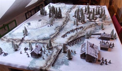 Wargaming In 28 Mm And Sometimes Smaller Winter War Terrain