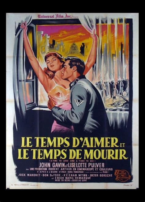 Le Temps D Aimer Et Le Temps De Mourir 1958 - affiche TEMPS D'AIMER ET LE TEMPS DE MOURIR (LE) Douglas Sirk - CINESUD