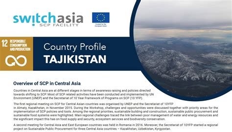 Country Profile Tajikistan › Resource Library Switch Asia