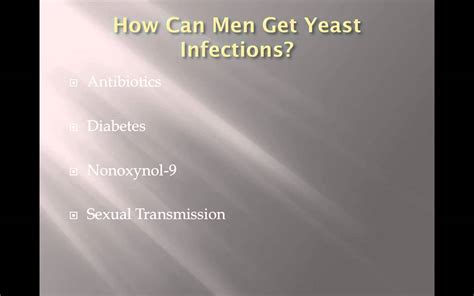 Can Men Get Yeast Infections Youtube