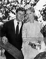 Petula CLARK pictured with her second husband, Claude WOLFF, a 30 ...
