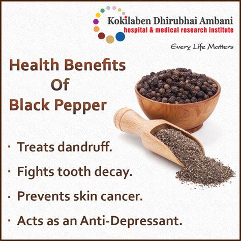 Health Benefits Of Black Pepper Health Tips From Kokilaben Hospital