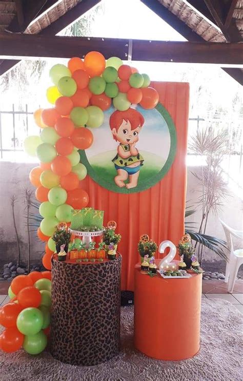 Bamm Bamm Pebbles Flintstones Party Backdrop Personalized Printed Shipped Artofit