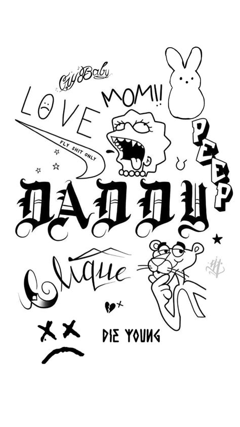 Welcome — Lil Peep Lockscreen Lil Peep Tattoos Doodle Tattoo Tattoo