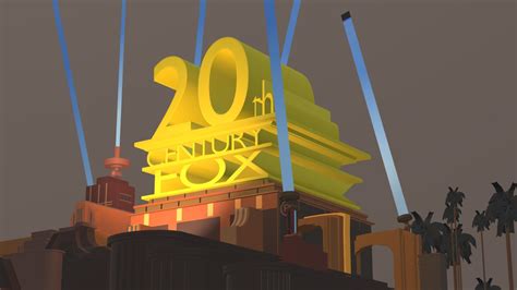 20th Century Fox Logo 2009 V3 Download Free 3d Model By Tomas2013 [4aa5ecc] Sketchfab