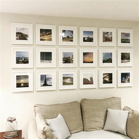 Wilko Picture Wall Living Room White Photo Frames Frames On Wall