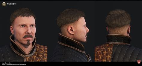 Artstation Kingdom Come Deliverance Low Poly Haircuts And Beards