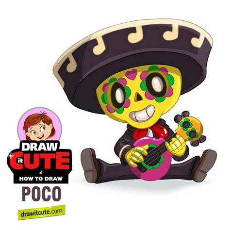 How To Draw Poco Super Easy Brawl Stars By Drawitcute On Deviantart