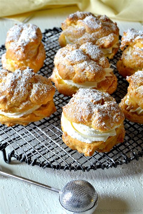 The combination of the two is heavenly. Super Simple Cream Puffs | The Domestic Rebel