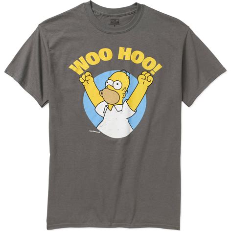Simpsons Homer Woo Hoo Big Mens Graphic Tee 2xl