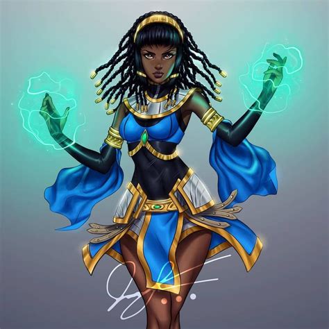pin on black female fantasy characters