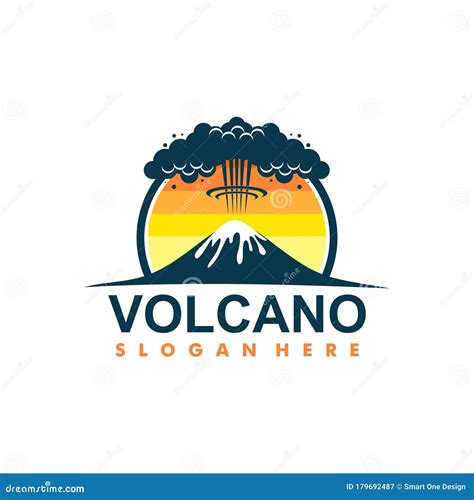 Logo De Volcan Simple Illustration Du Logo Vectoriel De Volcan