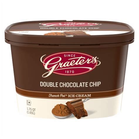 Graeter S Double Chocolate Chip Ice Cream Fl Oz Fred Meyer