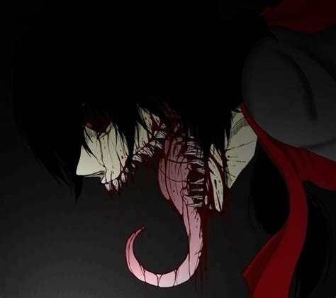 Bloody Monster Dark Bloody Crazy Pain Gore Guro Animes Art