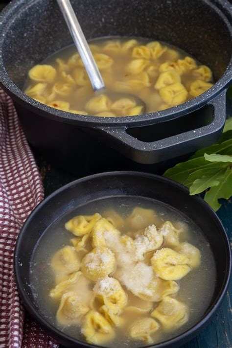 Traditional Tortellini In Brodo In Broth Recipe An Italian In My