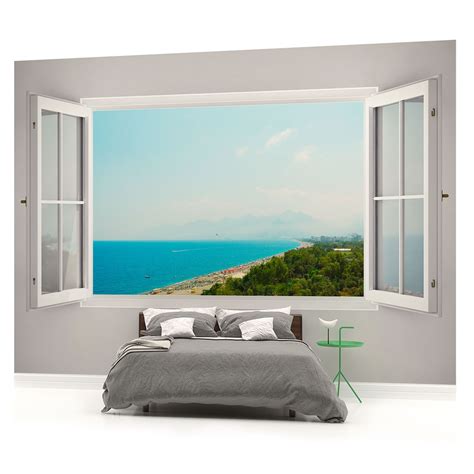 Jedervon uns braucht ein anderes schlafumfeld; Meerblick Strand Meer Fototapeten Wandbild Fototapete Bild ...