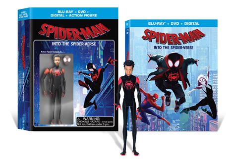 Spider Man Into The Spider Verse Walmart Exclusive Blu Ray Dvd
