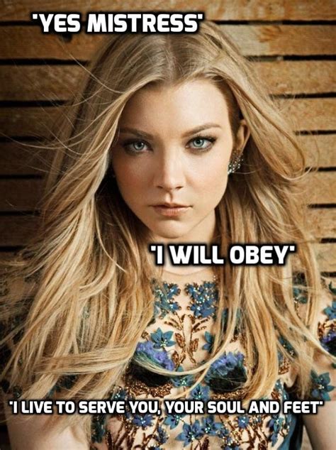 Natalie Dormer ~ Chastitysissy Captions Rule 34 Femdom Club