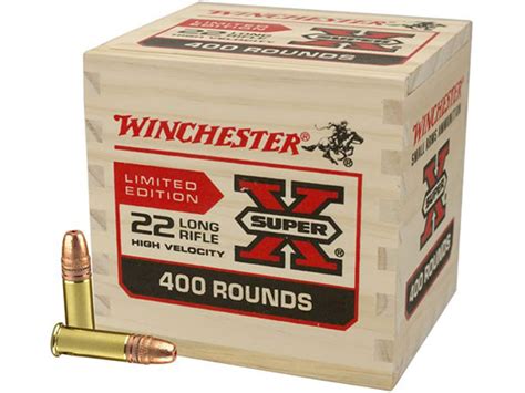 Winchester Super X Limited Edition 22lr Ammo 36 Grain Plated Hollow