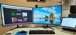 Samsung 32" 4K curved monitor UR590C (dual monitor review) | GadgetGuy