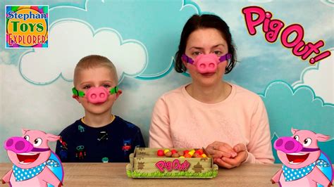 ИГРА Жадные Свиньи Кушаем фрукты хрюкаем и веселимся Pig Out