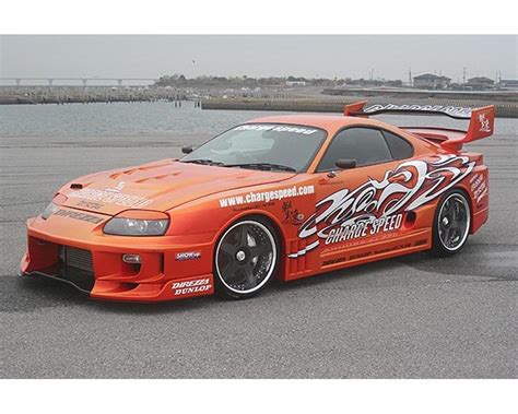 Chargespeed Super Gt Frp Rear Wing Toyota Supra Jza80 93 98 Cs890rwgt
