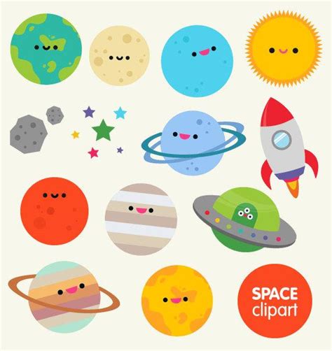 Items Similar To Space Clipart Commercial Use Digital