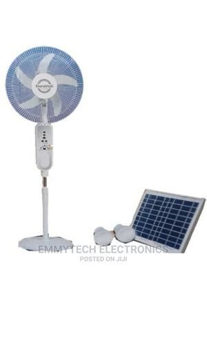 Duravolt 16inches Rechargeable Solar Fan In Gwarinpa Home Appliances Emmytech Electronics
