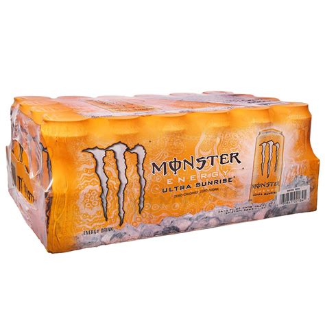 Monster Energy Drink Ultra Sunrise Sugar Free 16 Oz
