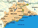Malaga Mapa | Mapa