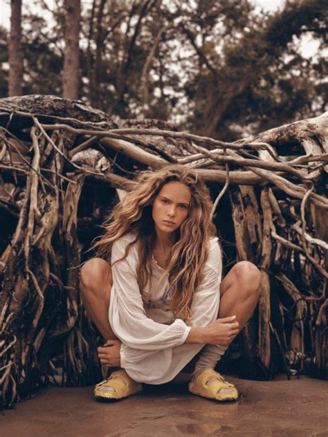 Olivia Vinten Models Outdoor Fashion For Vogue Russia Travel Fashion
