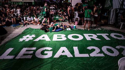 Feministas Esperan Marea Verde Tras Aborto Legal Argentina N