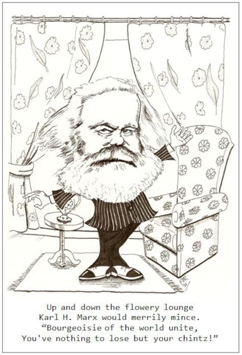 Grußkarte Karl Marx Cartoon Von Frank Rooney Etsy