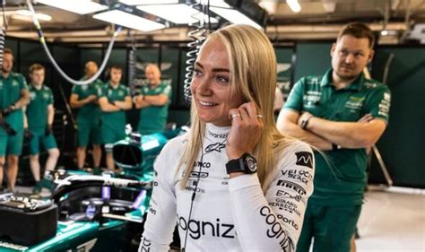 Aston Martin Driver Becomes First Woman To Race F1 Car In Five Years