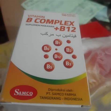 Jual Vitamin B Complex B12 Isi 100 Kaplet Shopee Indonesia