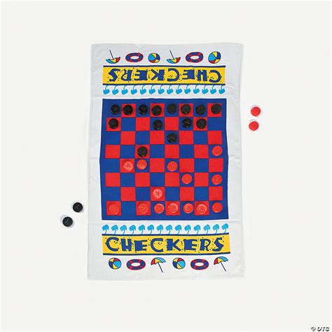 Checkers Beach Towel Game Discontinued