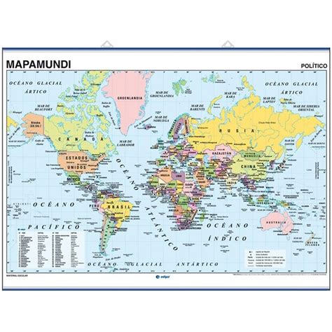 Mapamundi Los 10 mapamundis más populares para imprimir Mapamundi